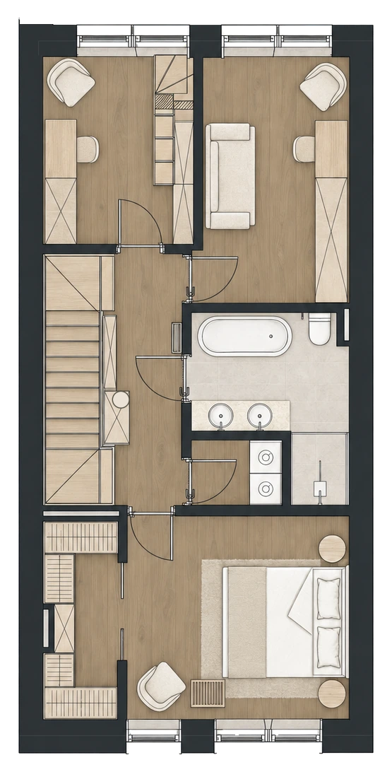 B3, Floor 2, plan